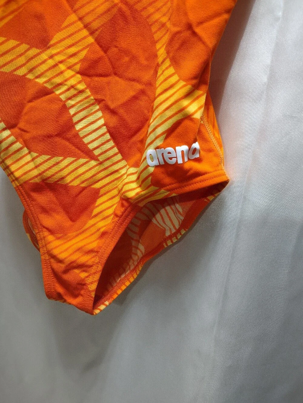 Arena Swimsuit Spider Light Drop Back One Piece Size 24 Competition